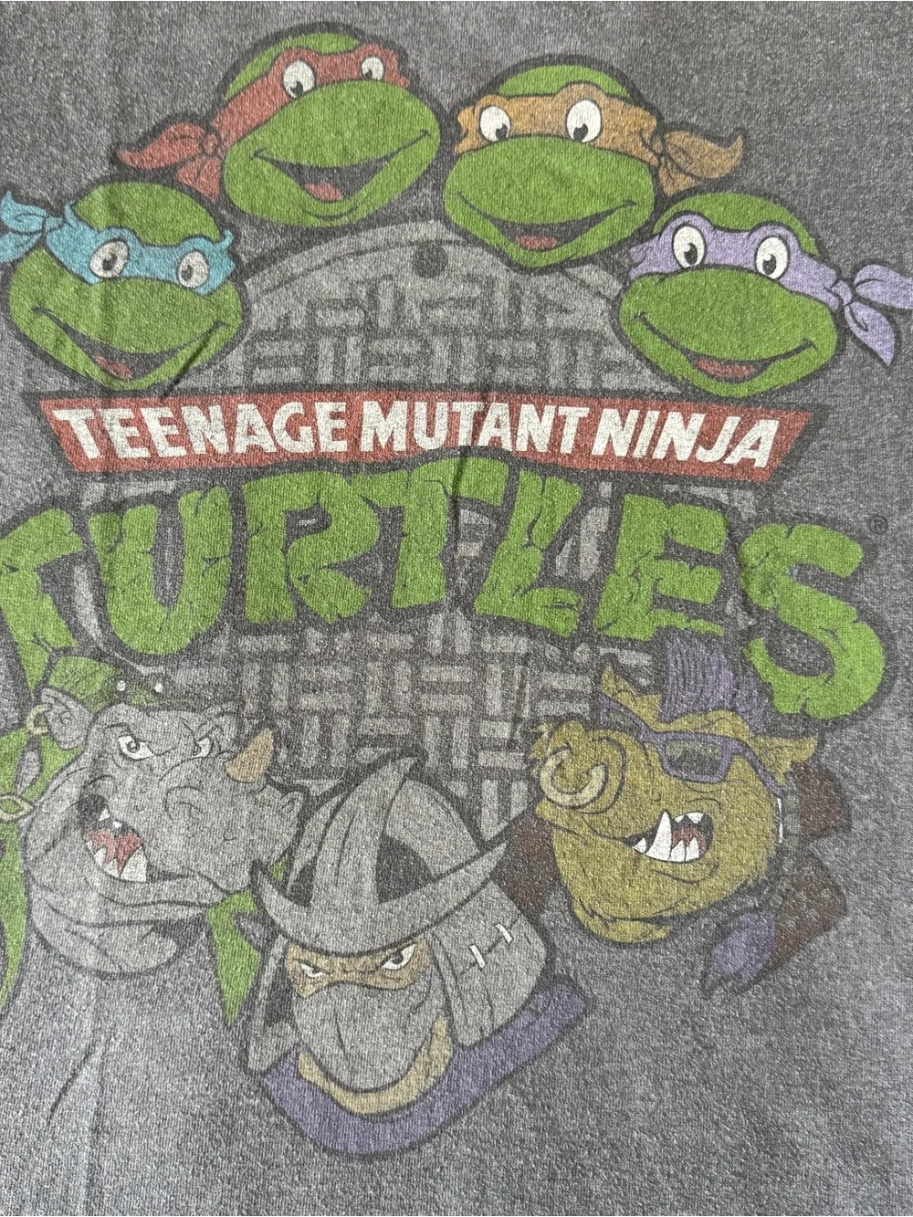 Teenage Mutant Ninja Turtles Gray Graphic Tee